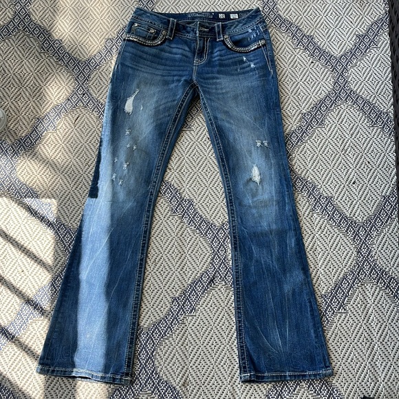 Miss Me mid rise boot cut size 28/34 - Picture 5 of 6